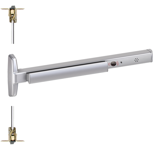 Von Duprin RX-7547EO-626-36-ALK 75 Series Alarmed Exit Device, CVR, RX, 36in x 96in, Grade 1, Satin Chrome
