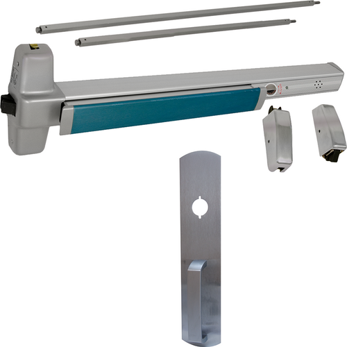 Von Duprin RX-9927NL-628-48-ALK Alarmed Exit Device Kit with Nightlatch Trim, Grade 1, Satin Aluminum