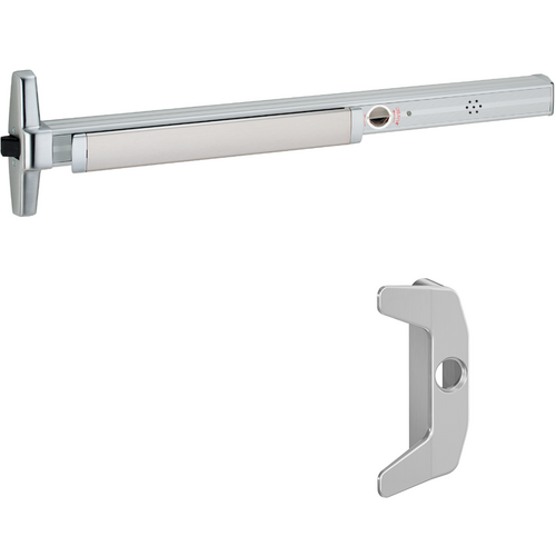 Von Duprin 33A-NL-626-36-RHR ALK Alarmed Narrow Stile Rim Exit Device w/ 386NL Nightlatch Trim, Satin Chrome