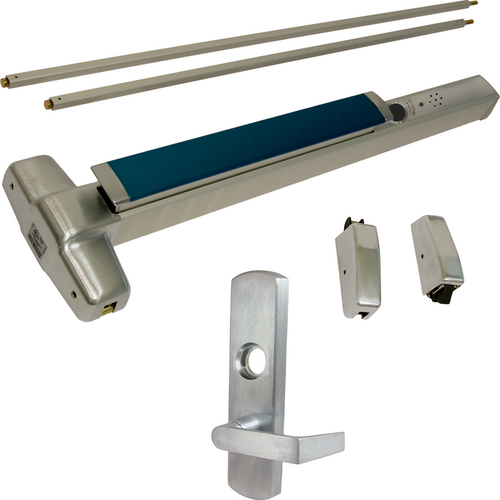 Von Duprin RX-9827L-F-626-36-RHR-06-ALK Alarmed Smooth Exit Device with 996L-06 Lever Trim, RHR, Satin Chrome