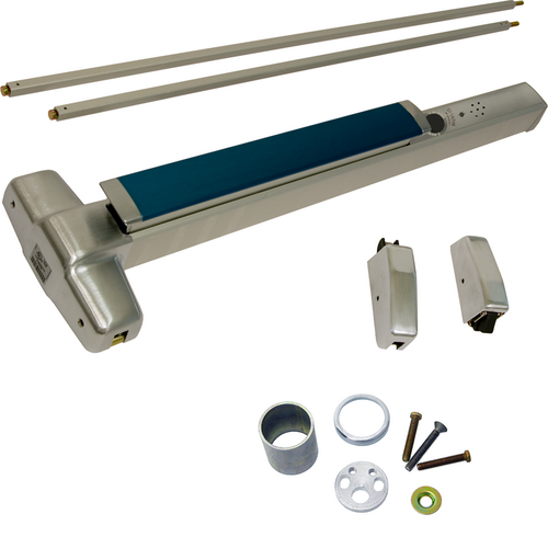 Von Duprin RX-9827NL-OP-626-48-ALK Alarmed Exit Device Kit with Nightlatch Trim, 48x84, Grade 1, Satin Chrome