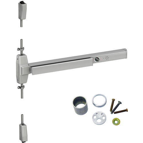 Von Duprin RX-9827NL-OP-630-36-ALK Alarmed Exit Device Kit with Nightlatch Trim, 36x84, Grade 1, Stainless Steel