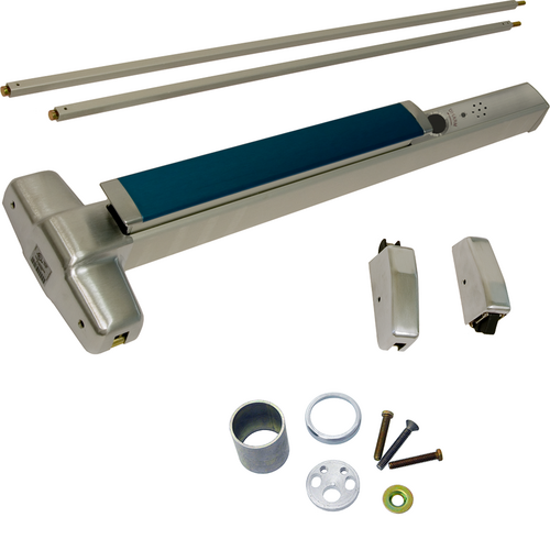 Von Duprin RX-9827NL-OP-F-626-36-ALK Alarmed Exit Device, Fire-Rated, RX Switch, SVR, 110MD-NL-OP Nightlatch, 36x84in