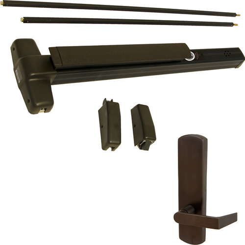 Von Duprin RX-9927L-DT-710-36-RHR-06-ALK Alarmed RX Exit Device, 996L-DT-06 Dummy Lever, RHR, 36x84, Grade 1, Dark Bronze
