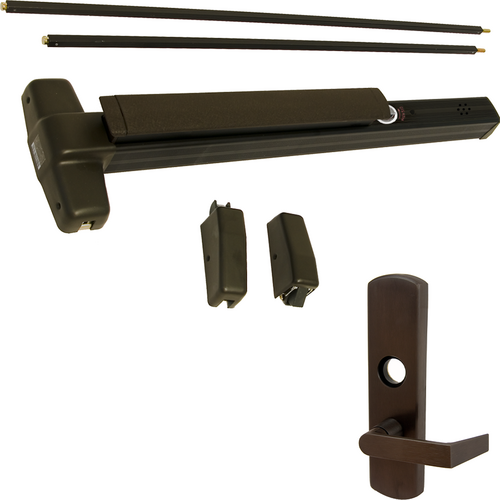 Von Duprin RX-9927L-NL-710-36-RHR-06-ALK Alarmed RX Exit Device 996L-NL-06 Nightlatch Trim, RHR, 36x84, Grade 1, Dark Bronze