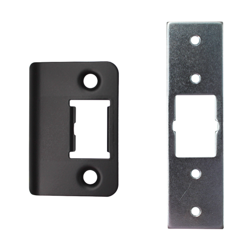 Adams Rite 4902-01-119 Flat Strike for 4300, 4500, 4900, 8300 8400, 2-5/8in H, 693/119 Anodized Black