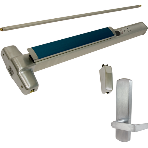 Von Duprin RX-9827L-BE-F-626-48-LBR-RHR-06-ALK Alarmed Exit Device Kit, Fire-Rated, RX Switch, SVR, 996L-BE-06 Trim, Satin Chrome