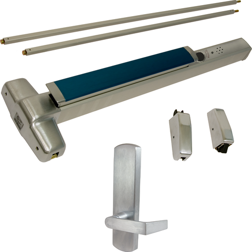 Von Duprin RX-9827L-BE-F-626-48-RHR-06-ALK Alarmed Exit Device Kit with 996L-BE-06 Trim, Fire-Rated, Satin Chrome