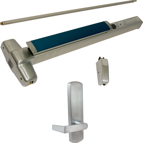 Von Duprin RX-9827L-DT-F-626-48-LBR-LHR-06-ALK Alarmed Exit Device Kit, Fire-Rated, RX Switch, SVR, 996L-DT-06 Trim, Satin Chrome