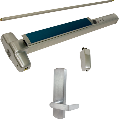 Von Duprin RX-9827L-DT-F-626-48-LBR-RHR-06-ALK Alarmed Exit Device Kit, Fire-Rated, RX Switch, 996L-DT-06 Trim, Satin Chrome