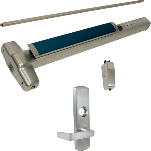 Von Duprin RX-9827L-NL-F-626-48-LBR-LHR-06-ALK Alarmed Exit Device Kit, Fire-Rated, RX Switch, 996L-NL-06 Trim, Satin Chrome