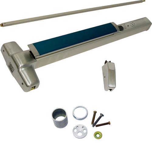 Von Duprin RX-9827NL-OP-F-626-48-LBR-ALK Alarmed Exit Device Kit, Fire-Rated, RX Switch, 110MD-NL-OP Nightlatch, 48x84