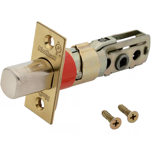 Kwikset 83704-3 Adjustable Bolt 2-3/8in-2-3/4in for 660/780/900 Deadbolts, Bright Brass