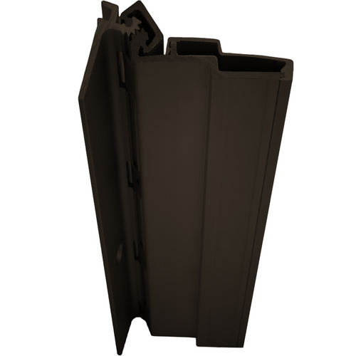 ABH A210HDD083 Heavy Duty 83in Full Surface Geared Continuous Hinge, Swing Clear, Dark Bronze