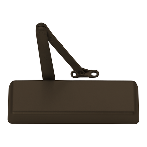 LCN 4011H-DKBRZ-LH Heavy Duty Cast Iron Door Closer, Left Hand, ADA Adjustable, Dark Bronze