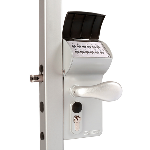 Locinox USA LOKQ40Y2LVCACR-9005 VALENTINO Surface-Mounted Battery Code Lock for 1.5
