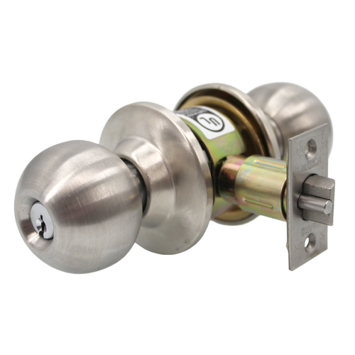 Marks Hardware 210S/32D-234 Classroom Ball Knob, Marks C Keyway, 6 Pin, Keyed Different, 2-3/4in Backset