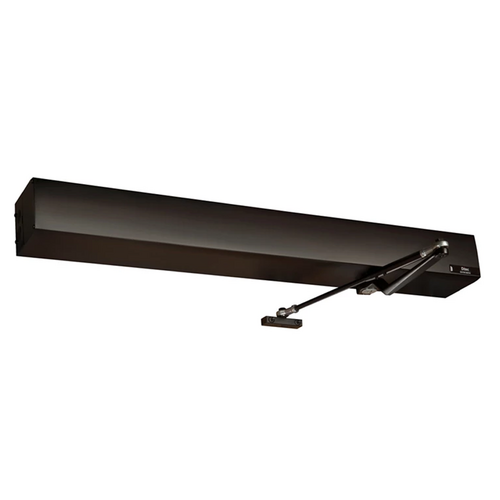 Record HA9-39-PUSH-BZ Low Profile Non-Handed Push Arm Auto Operator, 120VAC, Dark Bronze Anodized