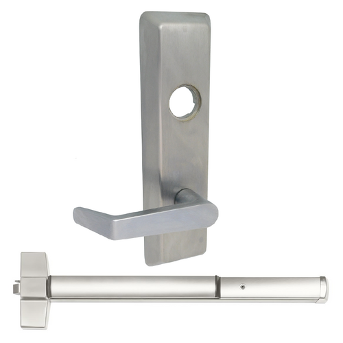 Corbin Russwin ED5200A-N959ET-630-48-LHR-M54-LC N959 Newport 3-Hour Fire-Rated Rim Exit Device, Key Operated Lever, Grade 1
