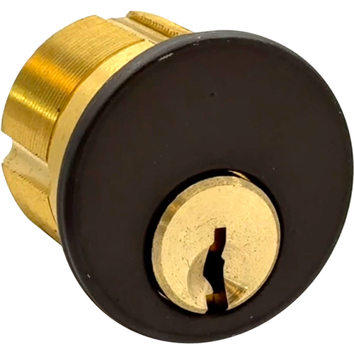 GMS M118-SAX-10B-ATA2 Mortise Cylinder 1-1/8in 6-Pin Sargent LA-LD, Adams Rite/Yale, Oil Rubbed Bronze