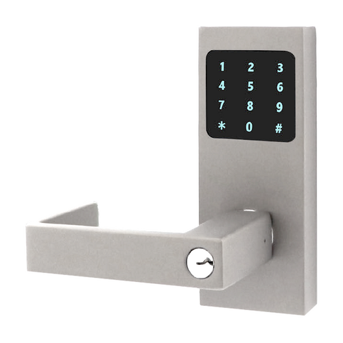 Inox ISC-HPK734-CY6153-26D Smart Cylindrical Lockset, HP Plate with Reader Keypad, 26D Satin Chrome