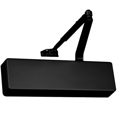 Norton 7500-SN-BSP ADA Adjustable Surface Door Closer, Sizes 1-6, Non-Hold Open, Grade 1, Black Suede
