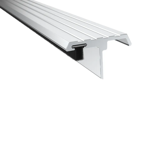 Pemko 355CV 96IN T Astragal Overlapping 96in Clear Anodized Aluminum