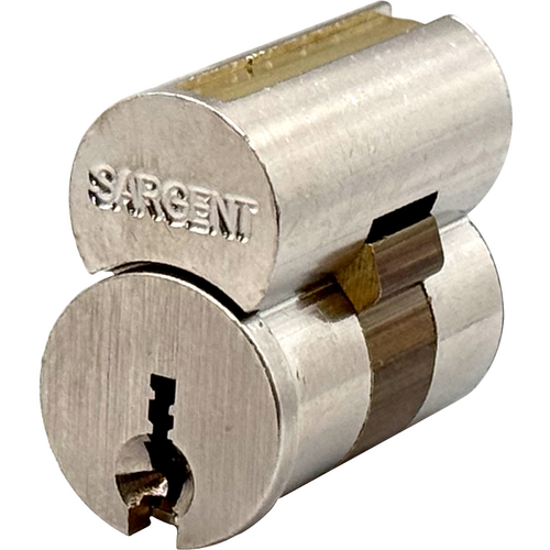 Sargent 630015HB Large Format Core, HB Keyway, 1 Bitted, Satin Nickel Finish, Control Key 113511