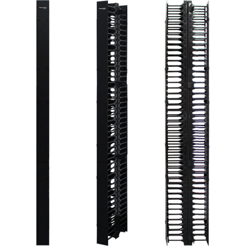 Wavenet VCMC-41278D 78in Double-Sided Vertical Cable Manager for 2-Post 4-Post Racks