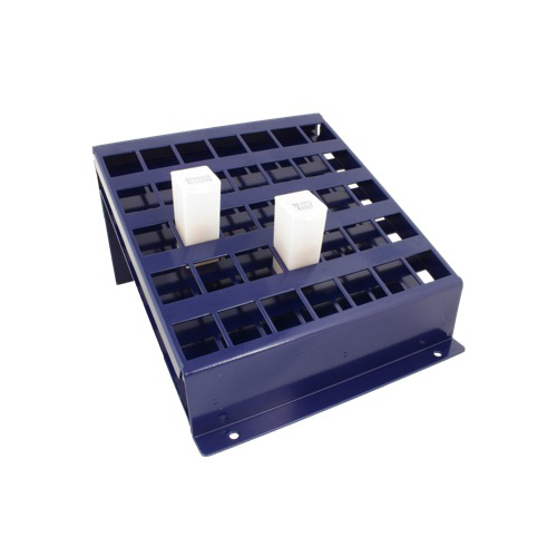 LAB LSS001 LAB Vial Stand, Holds 35 Vials, Screw Down Feet for Mounting
