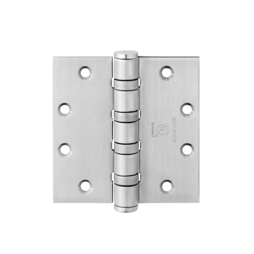 Architectural Control T4A3786 4.5X4.5 26D 1104 Electric Hinge, 5 Knuckle, 4 Wire, Concealed, Heavy Weight, Satin Chrome