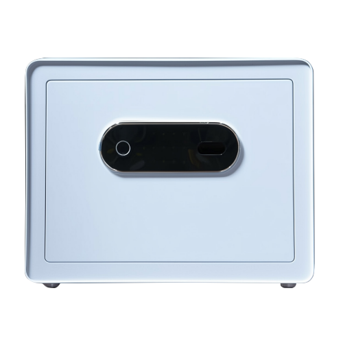 Amsec CS1215 Matte White Closet Safe with Biometric Lock Touch Activated Keypad