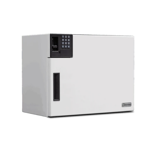 Amsec CS1620 Closet Safe, 30 min Fire Rating,White Finish, 75 lbs, Digital Push Button Lock