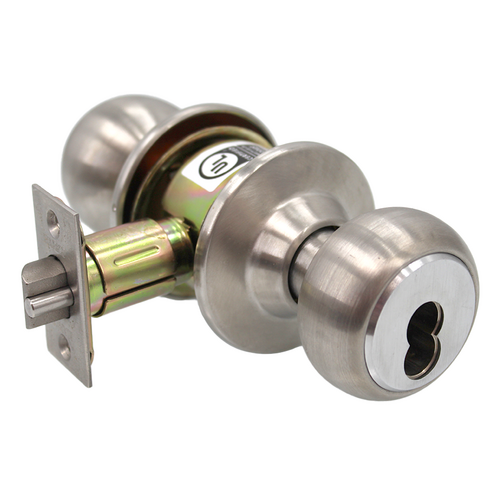 Marks Hardware 210RF/32D-234 SFIC Storeroom Ball Knob, Small Format IC, Less Core, 2-3/4in Backset, Grade 2