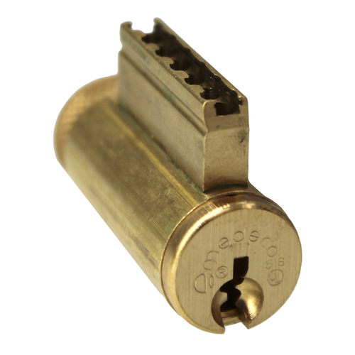 Medeco 20009S4-W-06-H3S Schlage Deadbolt Cylinder, Biaxial, H3 Keyway, Sub-Assembled, 06/US4 Satin Brass