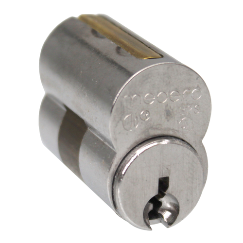 Medeco 320201-W-26-H3S LFIC 6 Pin Cylinder for Maxum Deadbolts, H3 Keyway, Satin Chrome