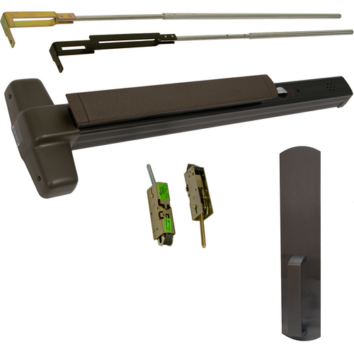 Von Duprin RX-9947DT-710-36-ALK Alarmed 99 Series CVR Grooved Exit Device with RX Switch 990 Dummy Pull Trim
