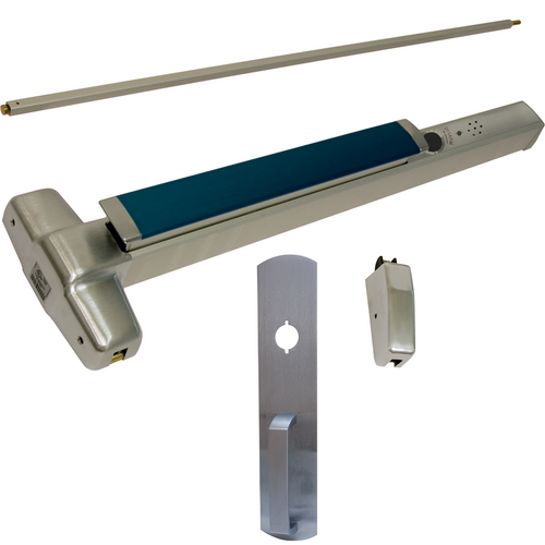 Von Duprin RX-9827NL-F-626-36-LBR-ALK Alarmed Exit Device, Fire-Rated, RX Switch, SVR, 990 Nightlatch Trim, 36x84, Grade 1