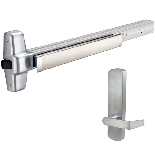Von Duprin RX-99L-BE-626-48-RHR-06-ALK ALK Alarmed Rim Exit Device with 996L-BE-06 Lever Trim, Satin Chrome
