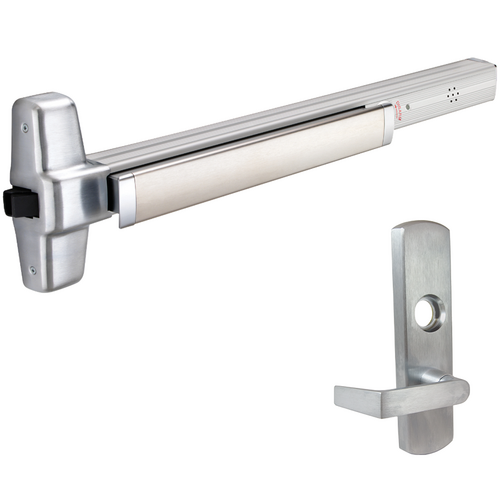 Von Duprin RX-99L-NL-F-626-48-LHR-06-ALK Fire-Rated ALK Alarmed Rim Exit Device, 996L-NL-06 Night Latch, Grade 1, Satin Chrome
