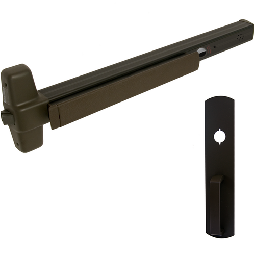 Von Duprin RX-99NL-710-36-ALK KIT - ALK Alarmed Rim Exit Device 990NL Night Latch Trim, Grade 1, Dark Bronze