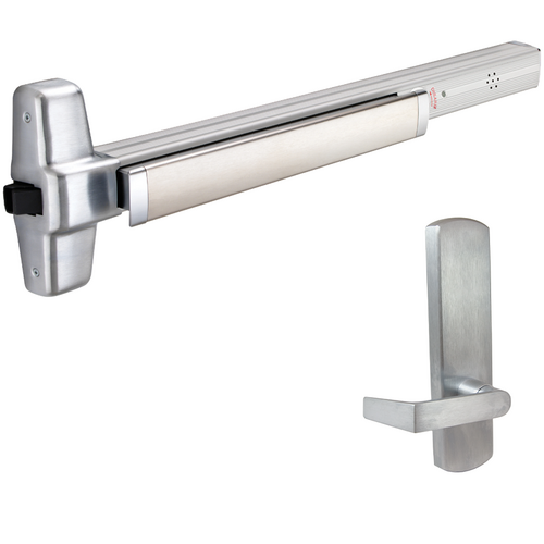Von Duprin RX-99L-BE-F-626-36-LHR-06-ALK Fire-Rated ALK Alarmed Rim Exit Device, 996L-BE-06 Lever Blank Trim, Grade 1