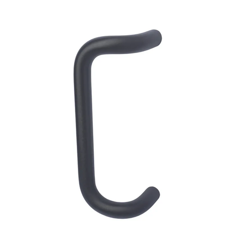 Rockwood BF158 315 Offset Pull 12in Ctc, 1in Diameter X 3-1/2in Projection X 2-1/2in Clearance, Thru Bolt & Finish Washer (t1), 711/315 Black Anodized