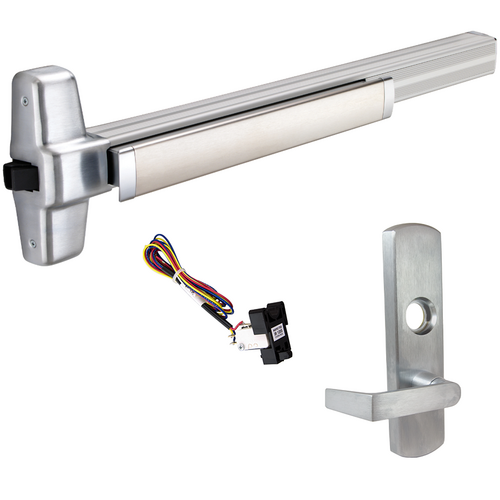 Von Duprin RX-99L-626-48-LHR 06 KIT - RX Rim Exit Device 996L-06 Lever Trim LHR 48in Hex Dogging Grade 1 Satin Chrome