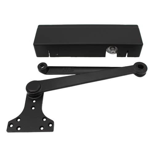 Sargent TB-351CPS-BSP 351 Series Heavy Duty Door Closer, ADA, Adjustable Spring, UL Listed, Black Suede