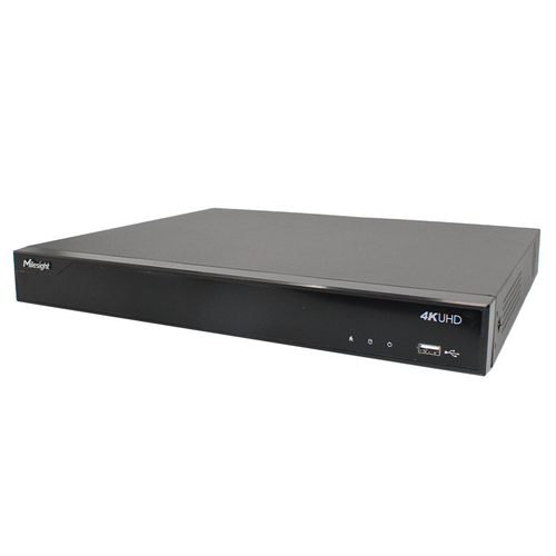 Milesight MS-N5016-NPE NDAA 16 Channel Pro H.265+ NVR up to 20TB of Storage and 16 PoE Port