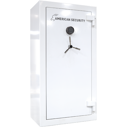 Amsec JS5930-E5 Jewelry Safe, 45 Min Fire, ESL5 Keypad, 8 Drawers, White, 59