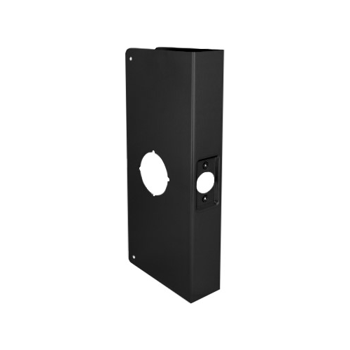 Don-Jo 1-622-CW Door Wrap 2-3/8in Backset, 1-3/8in Door, Black, Indent Latch Prep, 622/US19