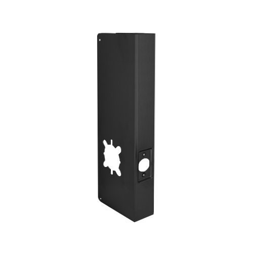 Don-Jo 14-622-CW Door Wrap 2-3/4in Backset, 1-3/4in Door, Black, Indent Latch Prep, 622/US19