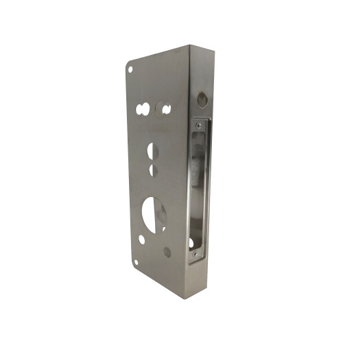 Don-Jo 504CO-S-CW Schlage CO Series Door Wrap, 2-3/4in Backset, 5-1/8in W x 16-3/8in H